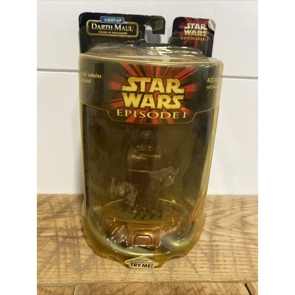 Star Wars: Episode I - Light Up Darth Maul Figure As Hologram -Hasbro 1999